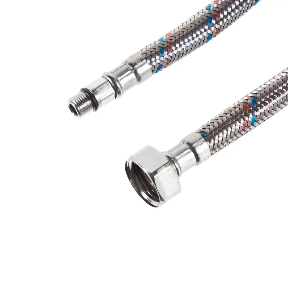 Фото 2 Гибкая подводка для воды Equation 1/2" М10-15.5 штуцер-гайка 40 см Фото 2 Гибкая подводка для воды Equation 1/2" М10-15.5 штуцер-гайка 40 см