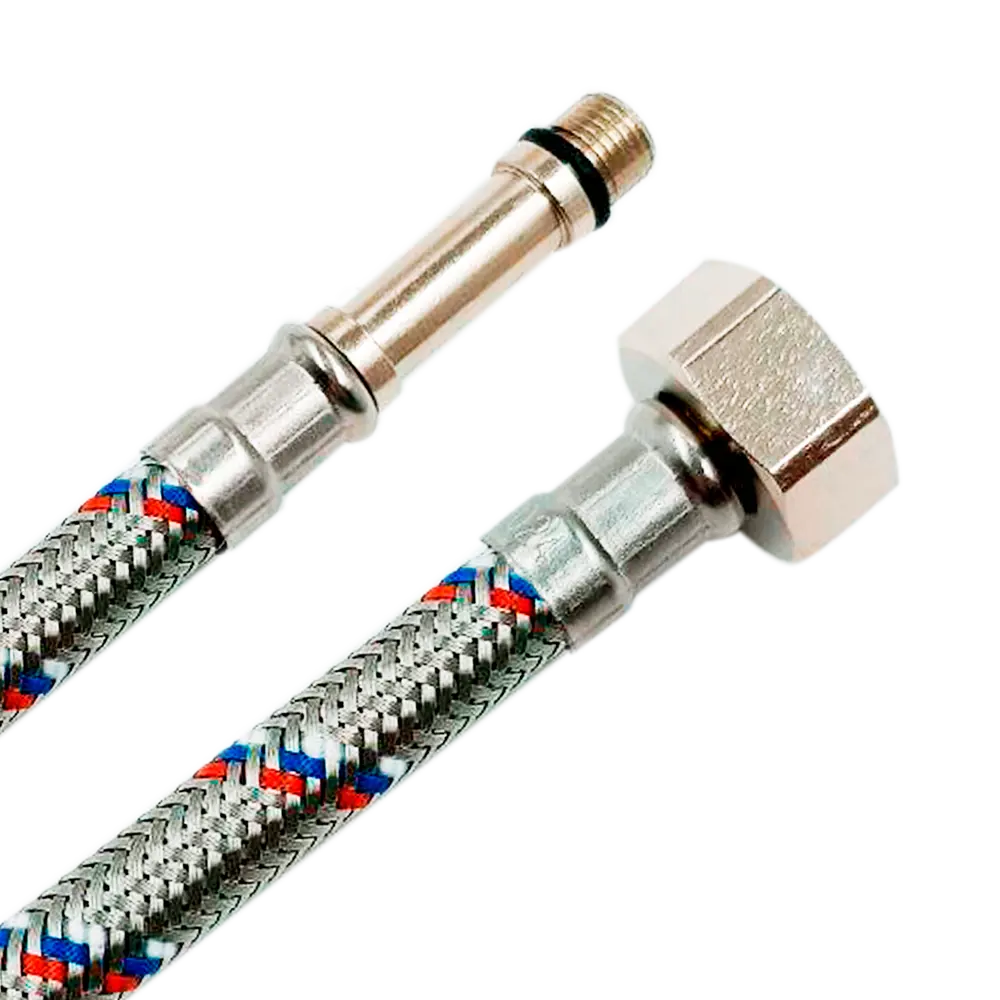 Фото 2 Гибкая подводка для смесителя Ростерм 1/2" М10x37 40 см НР-ВР