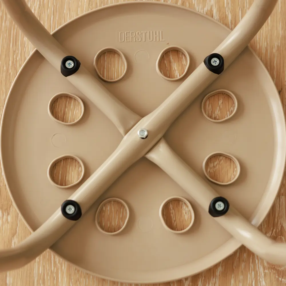 Фото 7 Стул / кресло Derstuhl 32x45x32 см полипропилен цвет бежевый 2 шт.