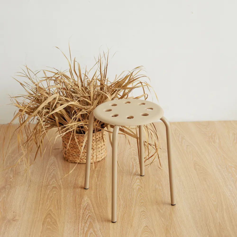 Фото 2 Стул / кресло Derstuhl 32x45x32 см полипропилен цвет бежевый 2 шт.