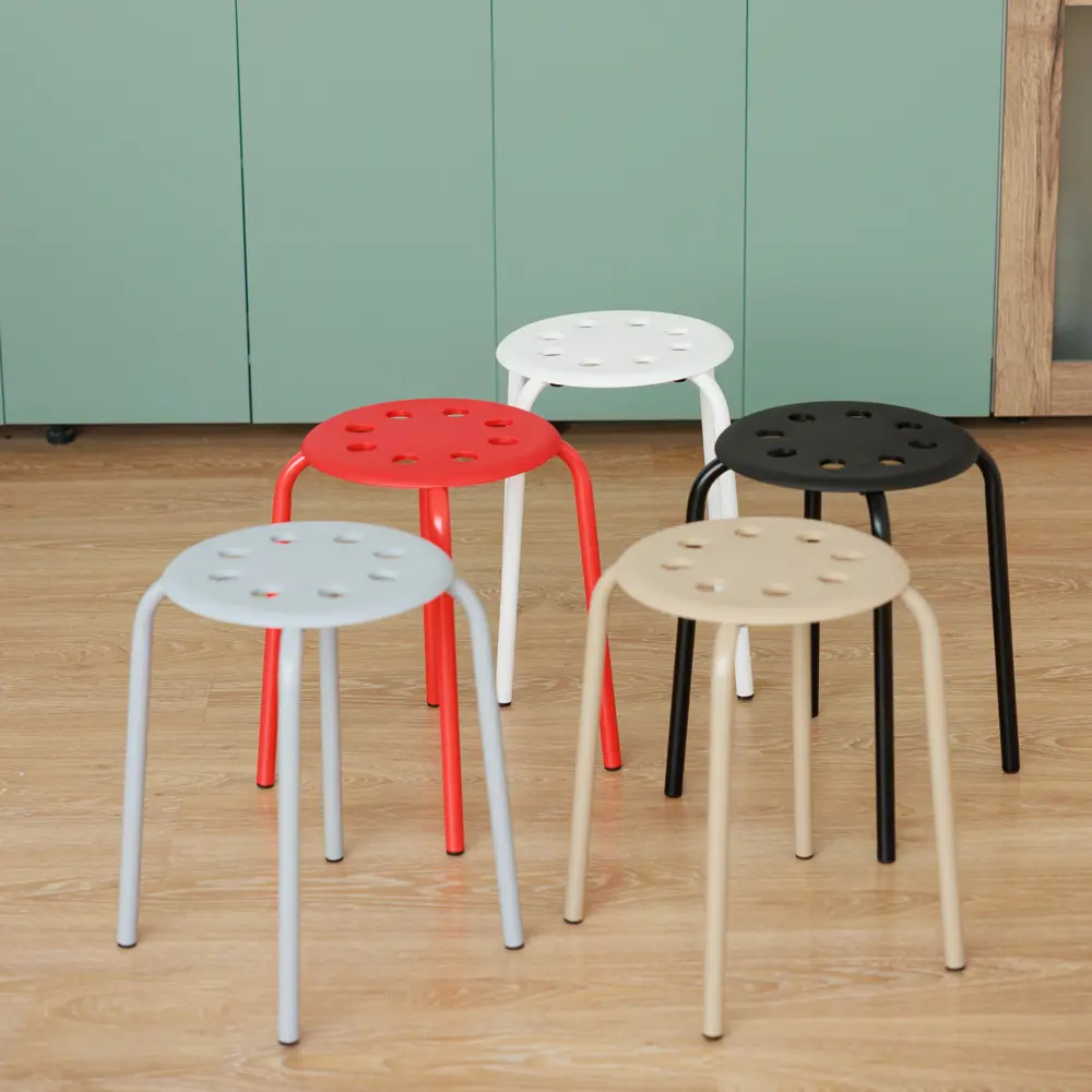 Фото 8 Стул / кресло Derstuhl 32x45x32 см полипропилен цвет бежевый 2 шт.