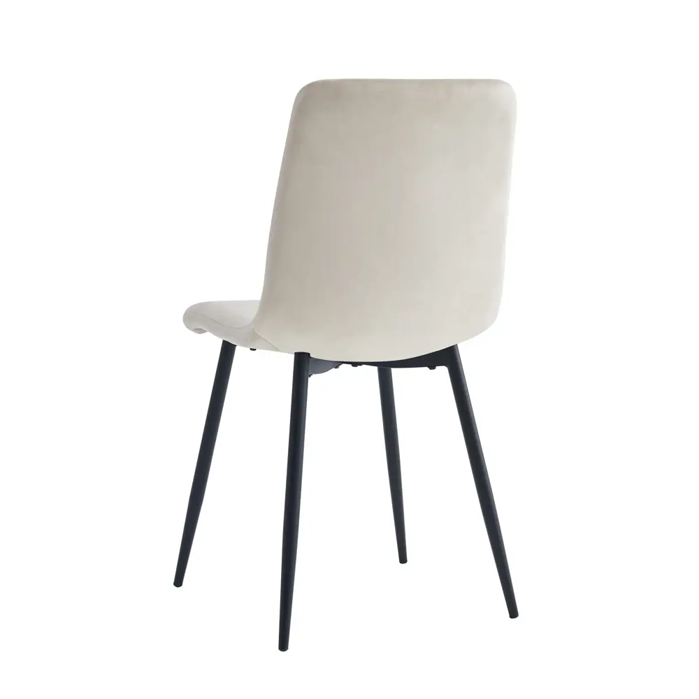 Фото 4 Стул мягкий для кухни La alta Bianca 1 шт бежевый черные ножки Фото 4 Стул мягкий для кухни La alta Bianca 1 шт бежевый черные ножки