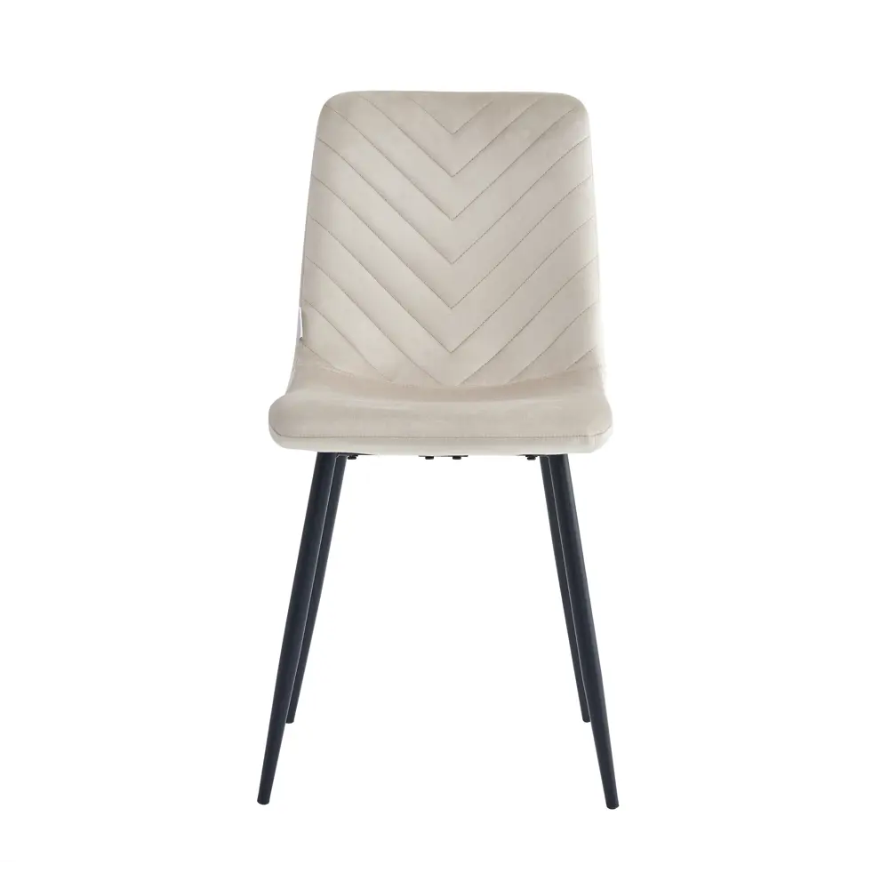 Фото 2 Стул мягкий для кухни La alta Bianca 1 шт бежевый черные ножки Фото 2 Стул мягкий для кухни La alta Bianca 1 шт бежевый черные ножки