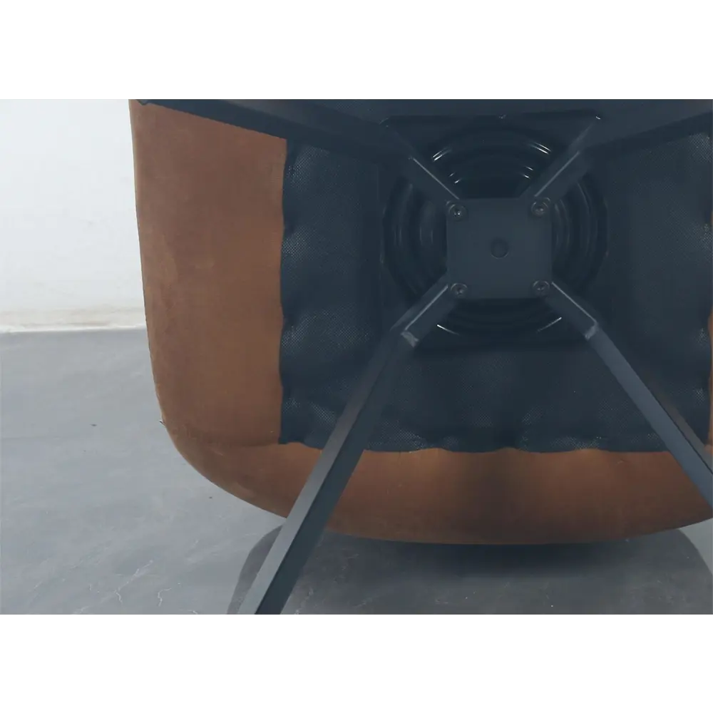 Фото 2 Стул мягкий с поворотным механизмом La alta Gustaf 1 шт кэмел ножки черные Фото 2 Стул мягкий с поворотным механизмом La alta Gustaf 1 шт кэмел ножки черные