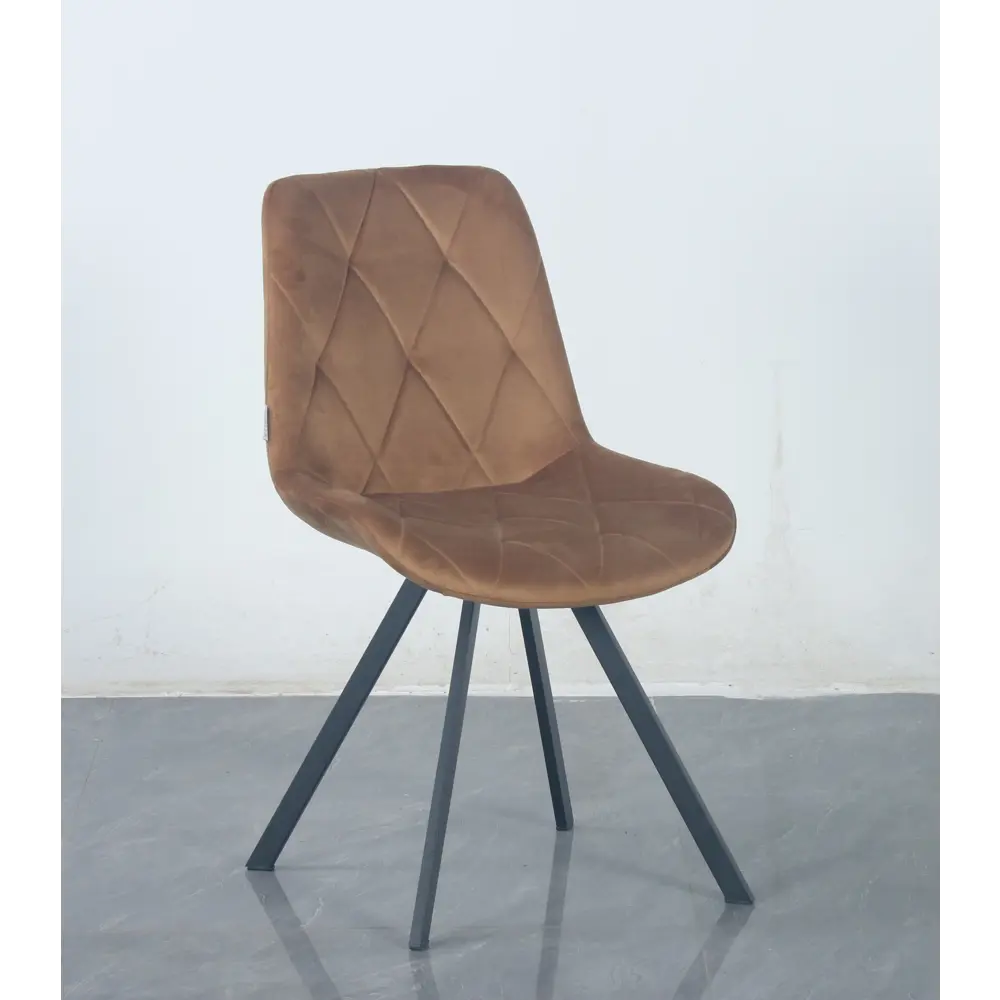 Фото 4 Стул мягкий с поворотным механизмом La alta Gustaf 1 шт кэмел ножки черные Фото 4 Стул мягкий с поворотным механизмом La alta Gustaf 1 шт кэмел ножки черные