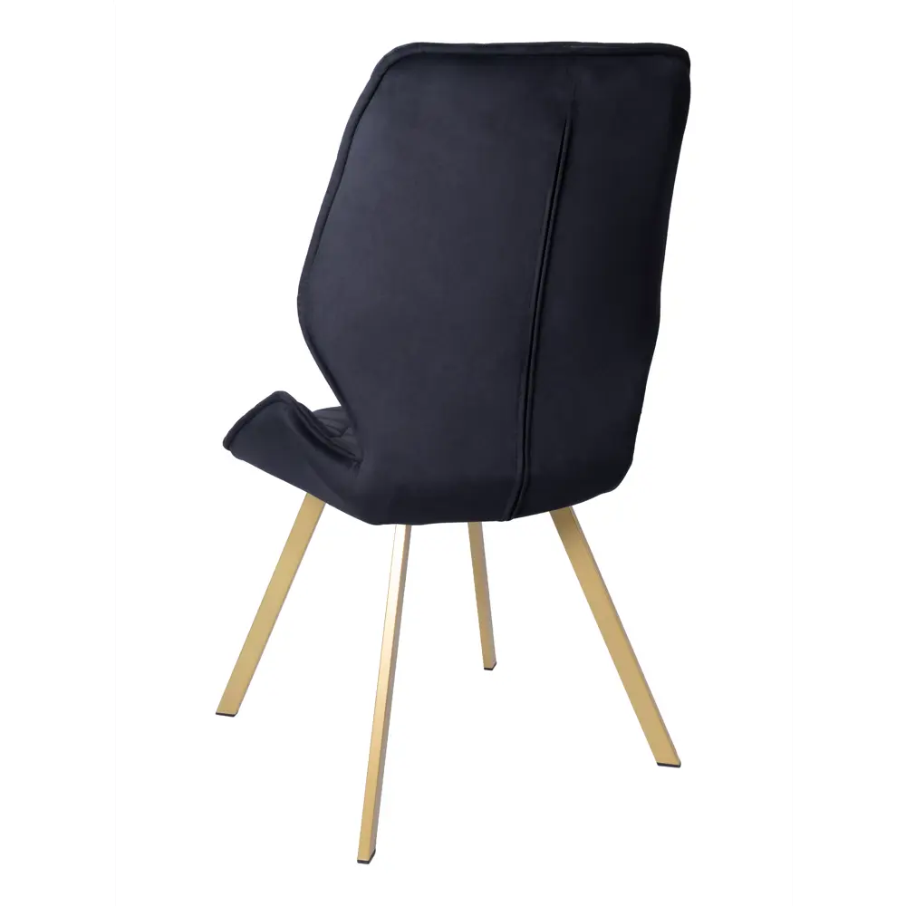 Фото 4 Мягкий стул La alta Ostin для кухни со спинкой 1 шт графит ножки шампань квадратные Фото 4 Мягкий стул La alta Ostin для кухни со спинкой 1 шт графит ножки шампань квадратные