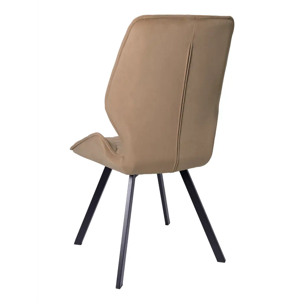 Фото 4 Мягкий стул La alta Ostin для кухни со спинкой 1 шт золотой ножки черные квадратные Фото 4 Мягкий стул La alta Ostin для кухни со спинкой 1 шт золотой ножки черные квадратные