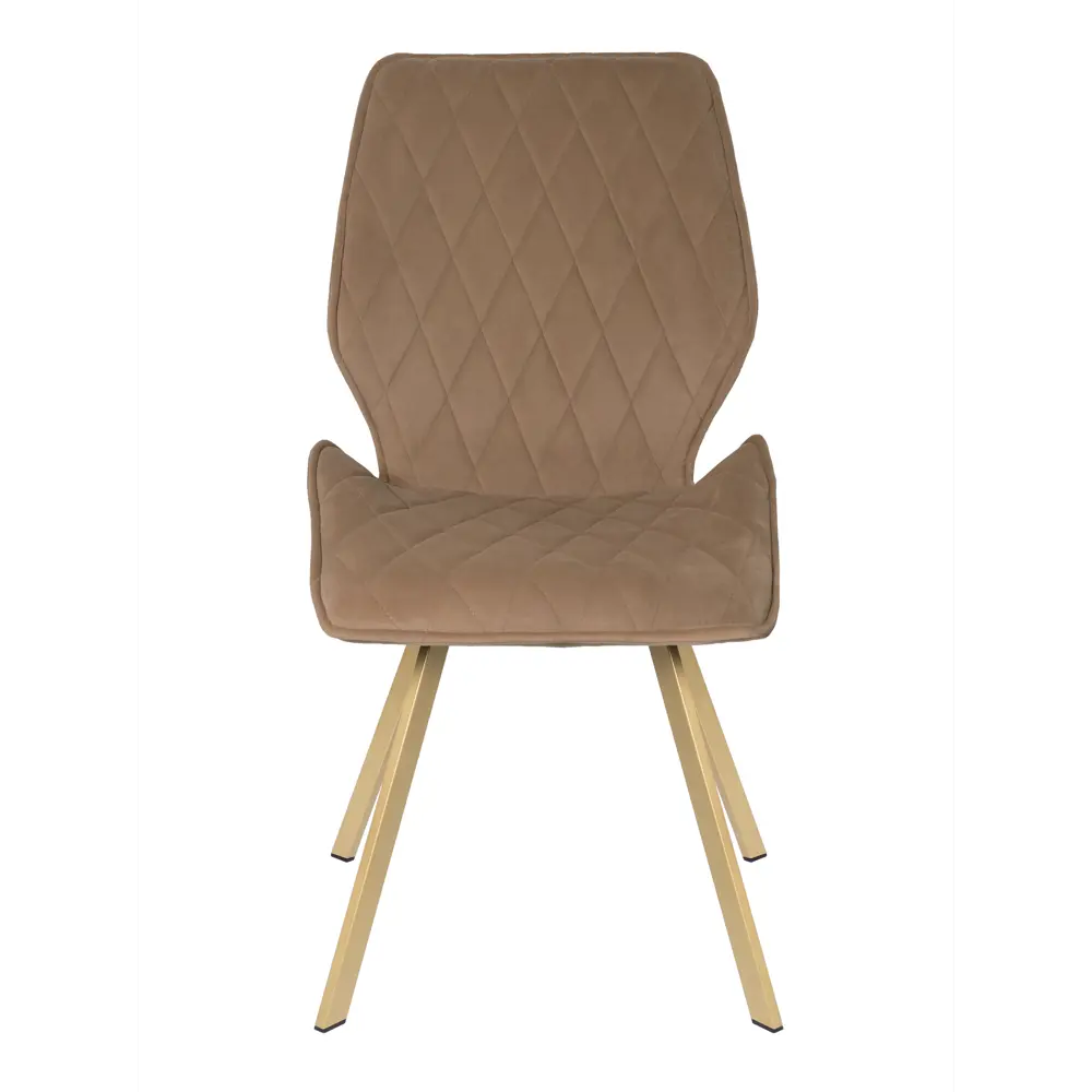 Фото 2 Мягкий стул La alta Ostin для кухни со спинкой 1 шт золотой ножки шампань квадратные Фото 2 Мягкий стул La alta Ostin для кухни со спинкой 1 шт золотой ножки шампань квадратные