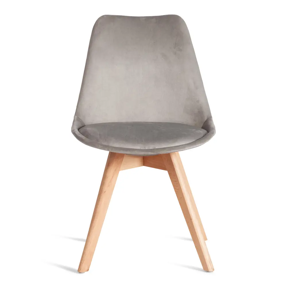 Фото 6 Кухонный стул Tetchair 49x84x54.5 см вельвет цвет светло-серый 2 шт. Фото 6 Кухонный стул Tetchair 49x84x54.5 см вельвет цвет светло-серый 2 шт.