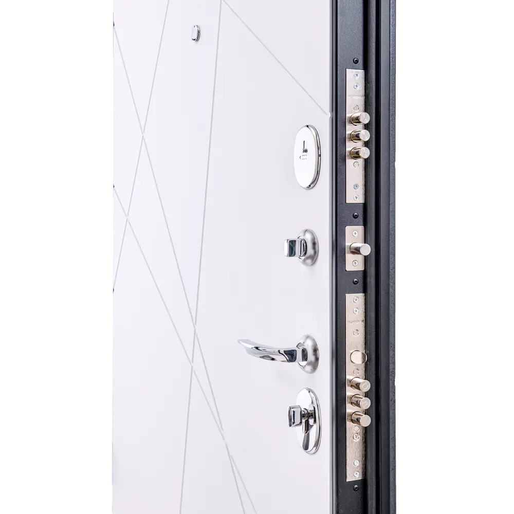 Фото 3 Дверь входная металлическая Порта Р-3 Graphit 98x205 см левая цвет графит арт/супер вайт Фото 3 Дверь входная металлическая Порта Р-3 Graphit 98x205 см левая цвет графит арт/супер вайт