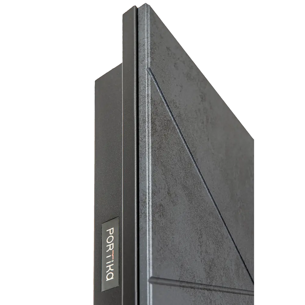 Фото 11 Дверь входная металлическая Порта Р-3 88x205 см правая цвет графит арт/грей арт