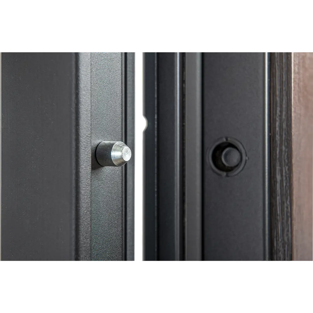 Фото 7 Дверь входная металлическая Порта Р-3 88x205 см правая цвет графит про/венге вералинга с зеркалом