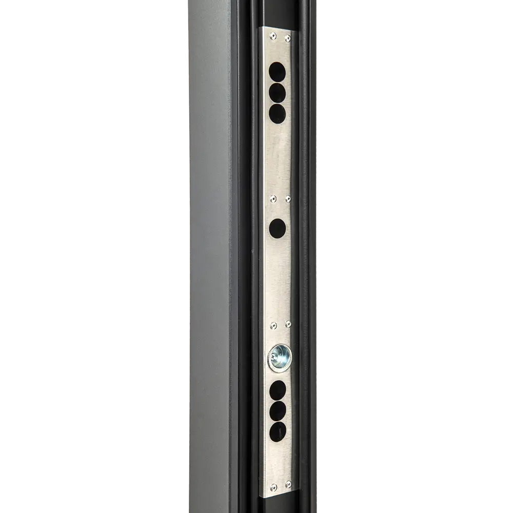 Фото 9 Дверь входная металлическая Порта Р-3 98x205 см левая цвет графит про/венге вералингас зеркалом