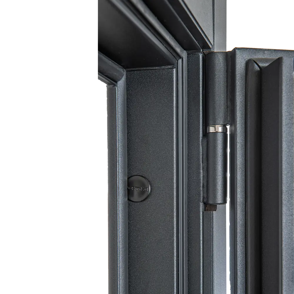 Фото 6 Дверь входная металлическая Порта Р-3 88x205 см левая белая с зеркалом