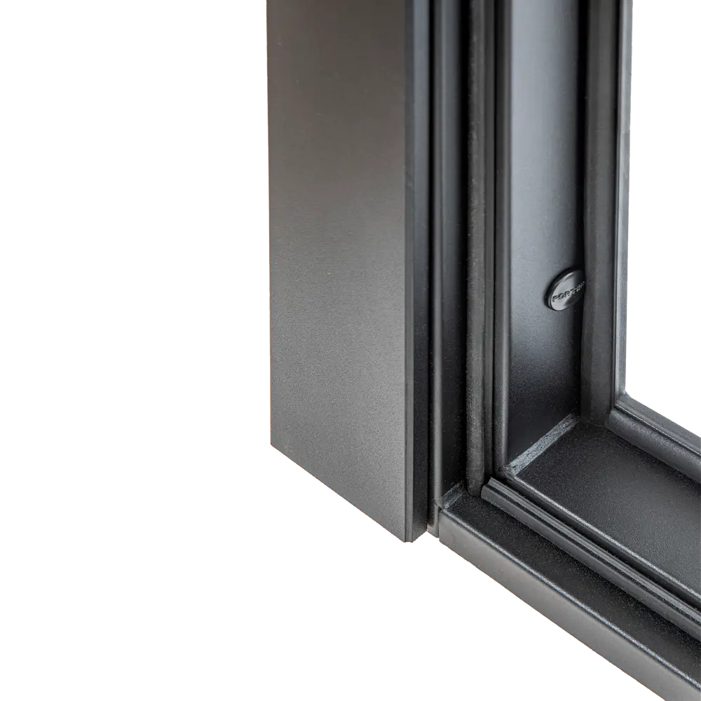 Фото 9 Дверь входная металлическая Порта Р-3 88x205 см левая серая с зеркалом