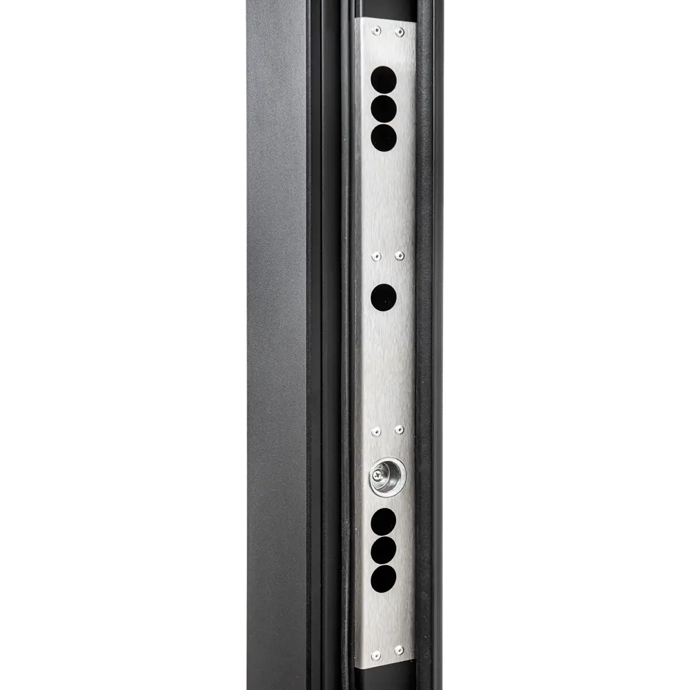 Фото 10 Дверь входная металлическая Порта Р-3 98x205 см левая серая с зеркалом