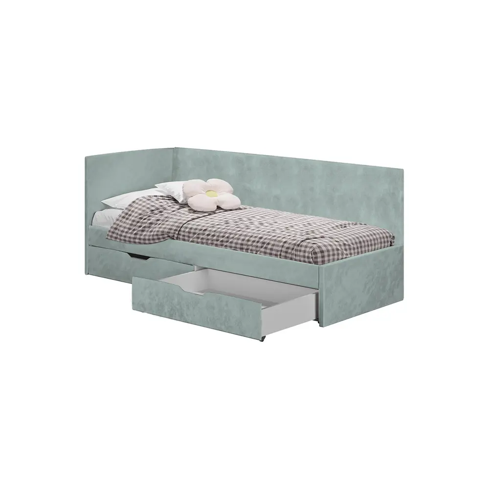 Фото 3 Кровать Bts Лео 90x200 см цвет шарли бриз