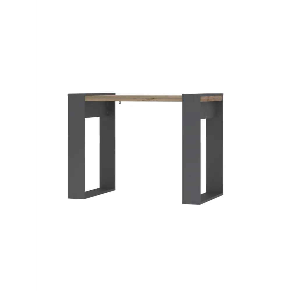 Фото 3 Стол компьютерный Bts Арчи 100.6x76.6x60.4 см ЛДСП цвет графит