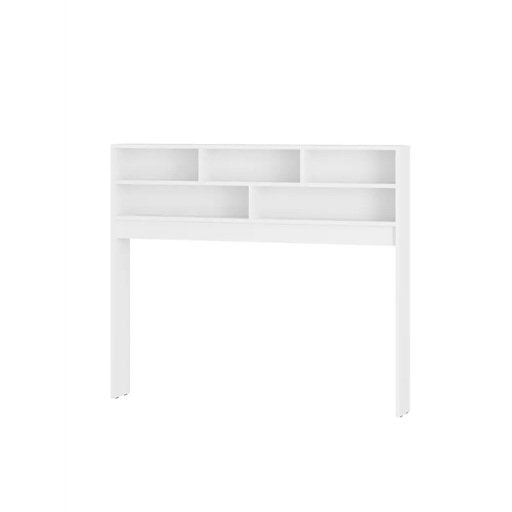 Фото Стеллаж-полка Bts Симпл 5 полок 127.2x108.1x16.2 см ЛДСП цвет белый