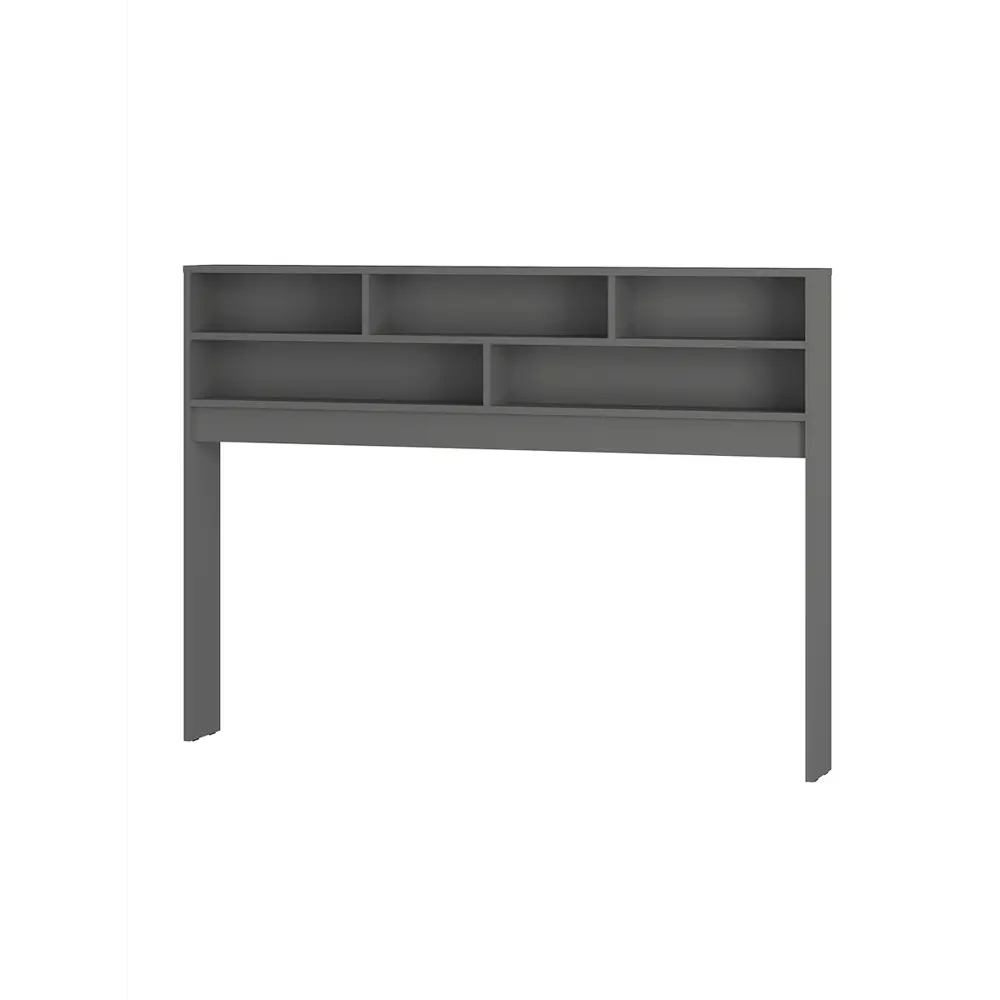 Фото Стеллаж-полка Bts Симпл 5 полок 147.2x108.1x16.2 см ЛДСП цвет графит