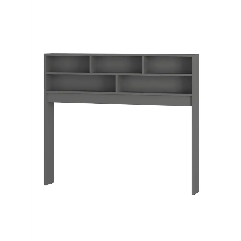 Фото Стеллаж-полка Bts Симпл 5 полок 127.2x108.1x16.2 см ЛДСП цвет графит