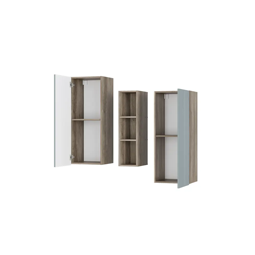 Фото 3 Полка настенная Bts Олива 102x37.2 см ЛДСП цвет дуб каньон/шарли бриз Фото 3 Полка настенная Bts Олива 102x37.2 см ЛДСП цвет дуб каньон/шарли бриз