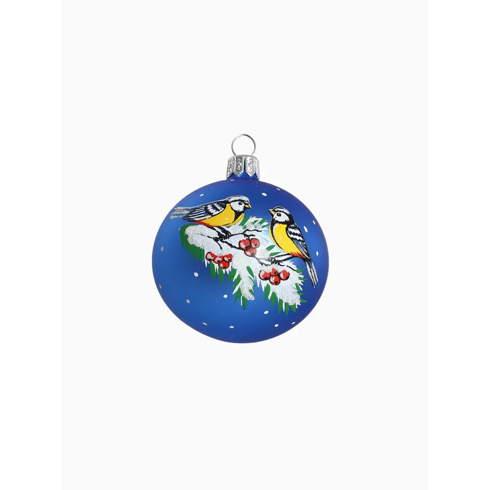 Фото 8 Набор елочных шаров Ёлочка Стужа 1485923 ø 6 см стекло синий 5 шт Фото 8 Набор елочных шаров Ёлочка Стужа 1485923 ø 6 см стекло синий 5 шт
