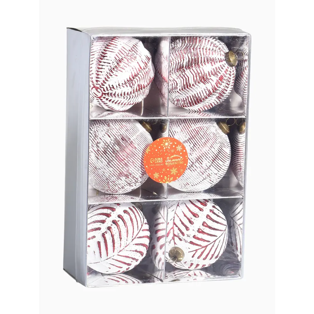 Фото 5 Набор елочных шаров Зимнее Волшебство Вестон 10875259 ø 8 см пластик черный 6 шт Фото 5 Набор елочных шаров Зимнее Волшебство Вестон 10875259 ø 8 см пластик черный 6 шт