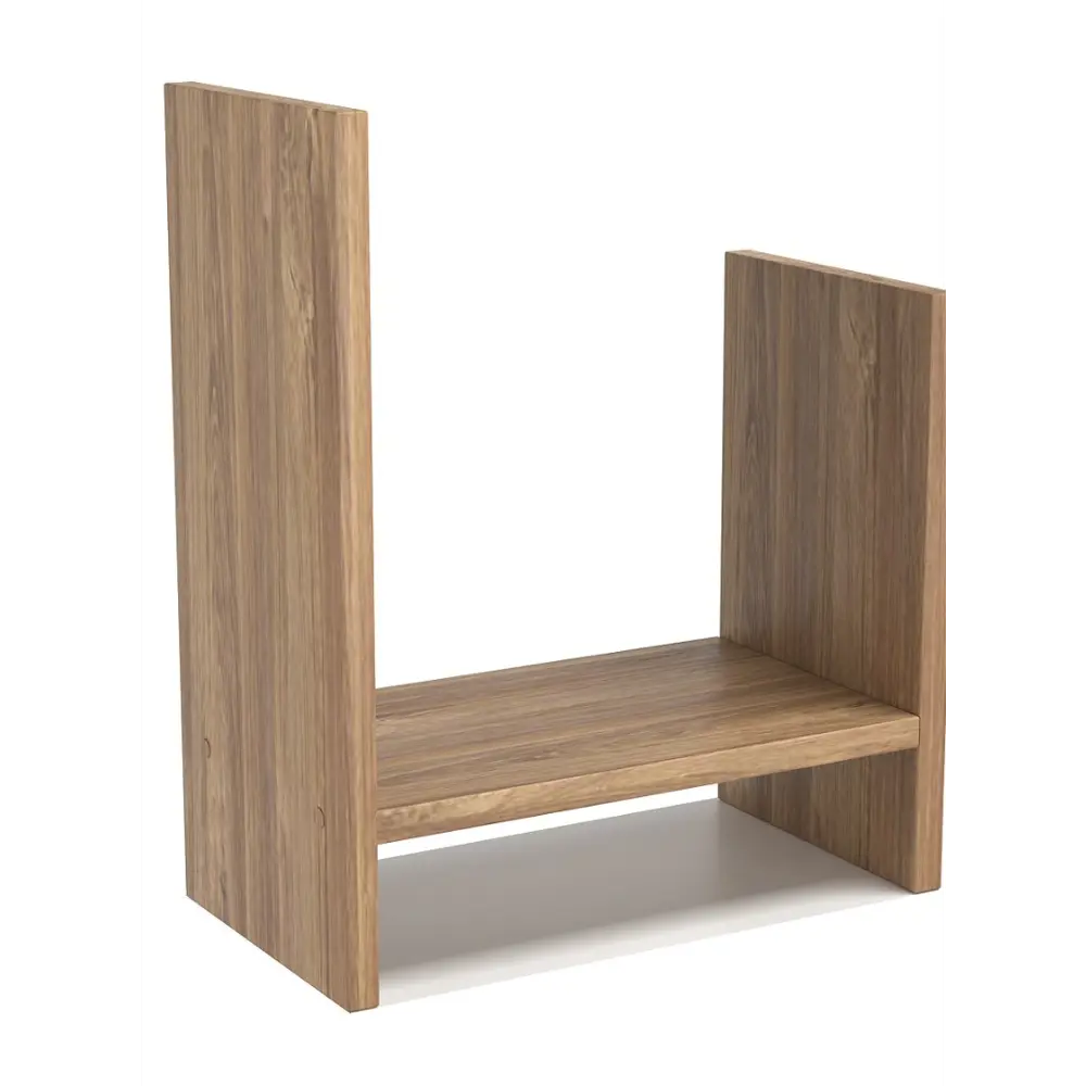 Фото Полка настольная Вектор №1 40x30 см ЛДСП цвет дуб канзас коричневый