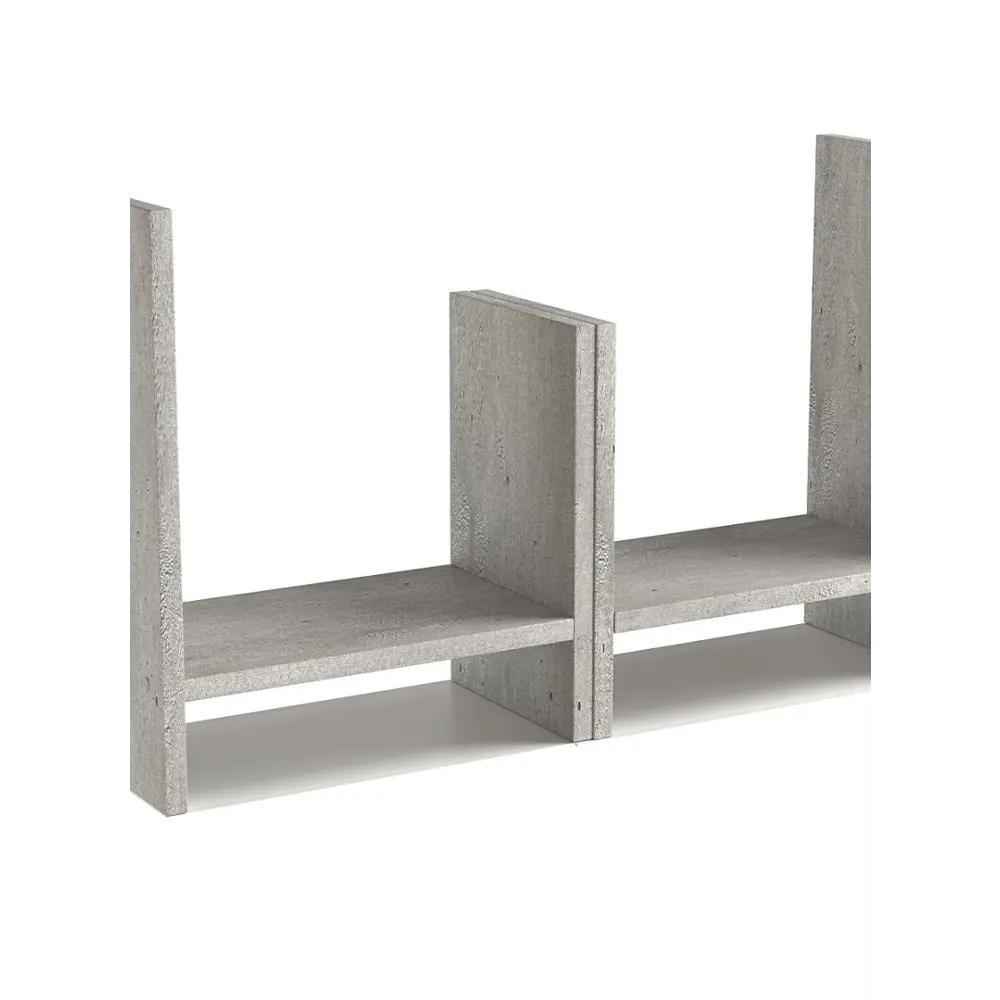 Фото Полка настольная Вектор №1А 60x18 см ЛДСП цвет метрополитн грей Фото Полка настольная Вектор №1А 60x18 см ЛДСП цвет метрополитн грей