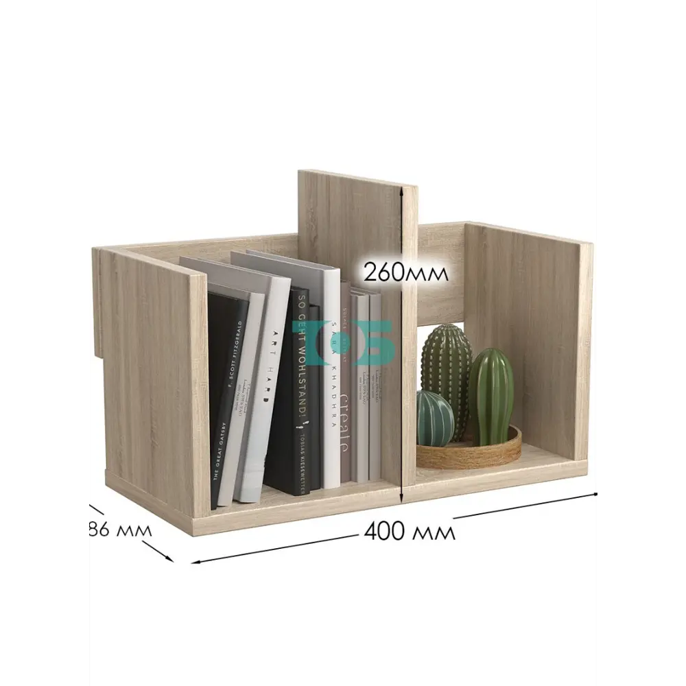 Фото 3 Полка настольная Вектор №3 40x18 см ЛДСП цвет дуб золотистый Фото 3 Полка настольная Вектор №3 40x18 см ЛДСП цвет дуб золотистый