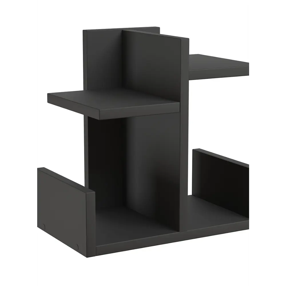 Фото Полка настольная Вектор №4 32x18 см ЛДСП цвет черный