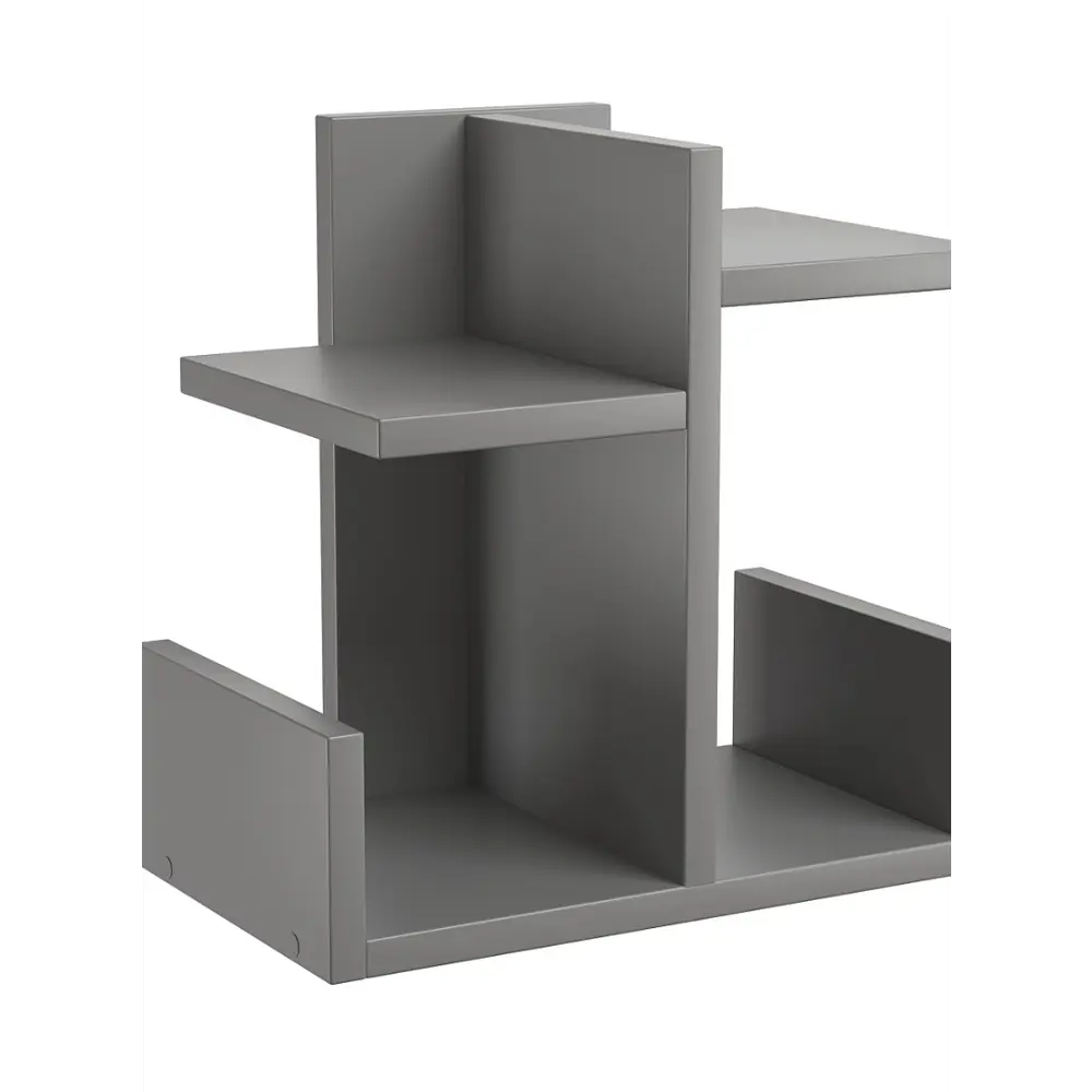 Фото Полка настольная Вектор №4 32x18 см ЛДСП цвет темно-серый