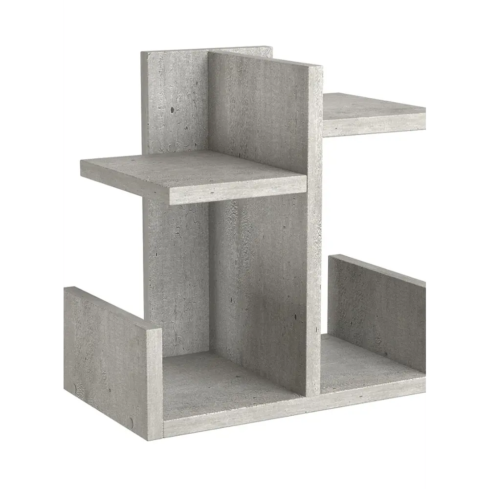 Фото Полка настольная Вектор №4 32x18 см ЛДСП цвет метрополитн грей