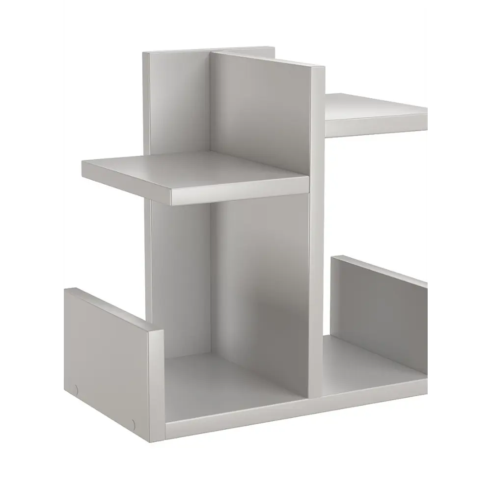 Фото Полка настольная Вектор №4 32x18 см ЛДСП цвет серый