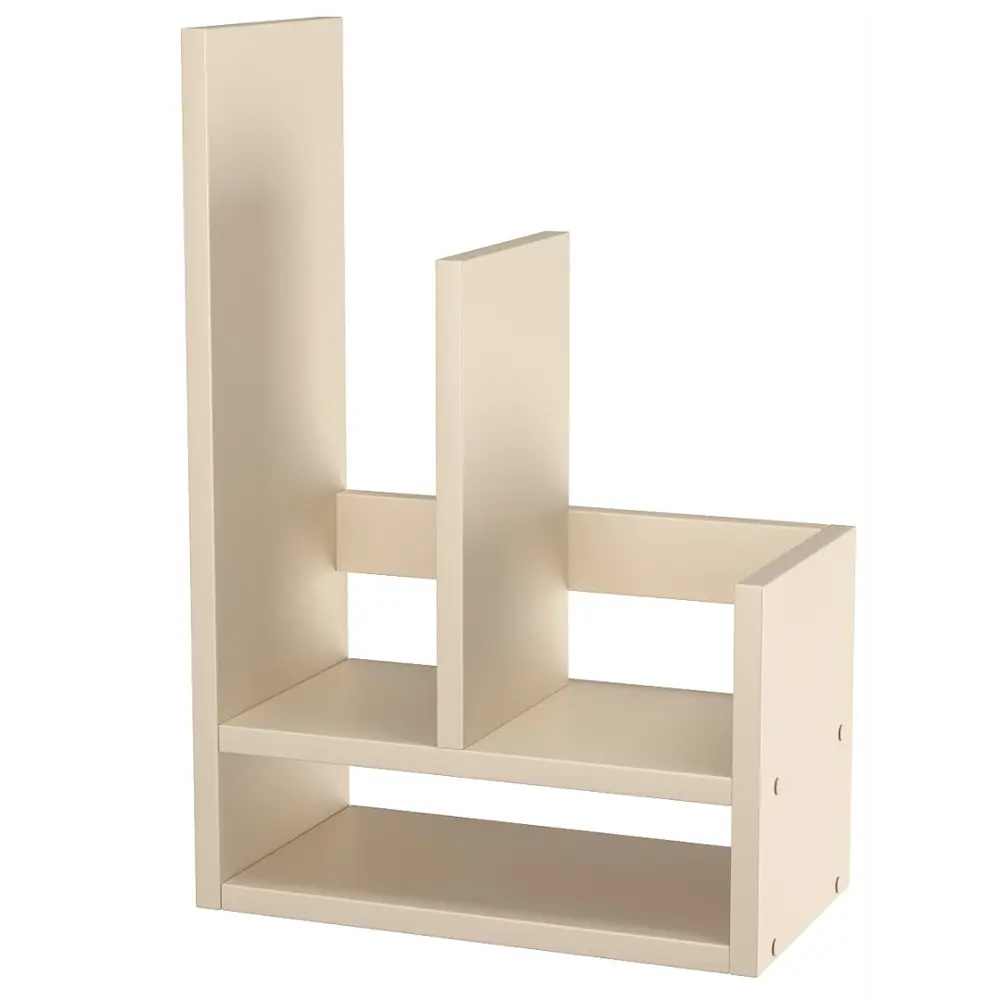 Фото Полка настольная Вектор №6 35x17 см ЛДСП цвет крем вйс