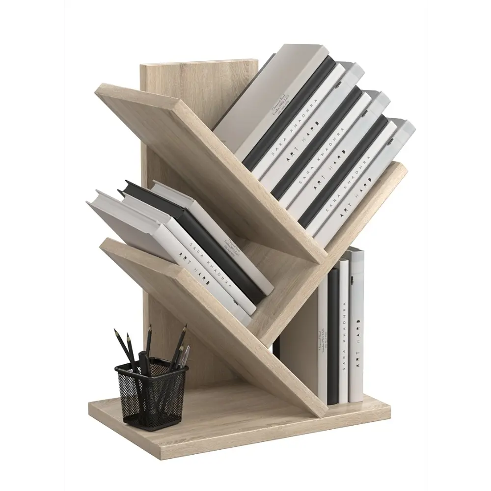 Фото Полка настольная Вектор №7 31x18 см ЛДСП цвет дуб соном