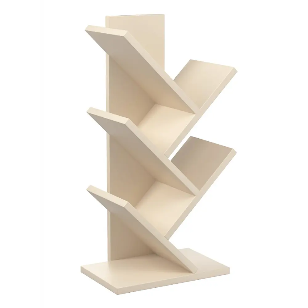 Фото Полка настольная Вектор №8 31x18 см ЛДСП цвет крем вйс