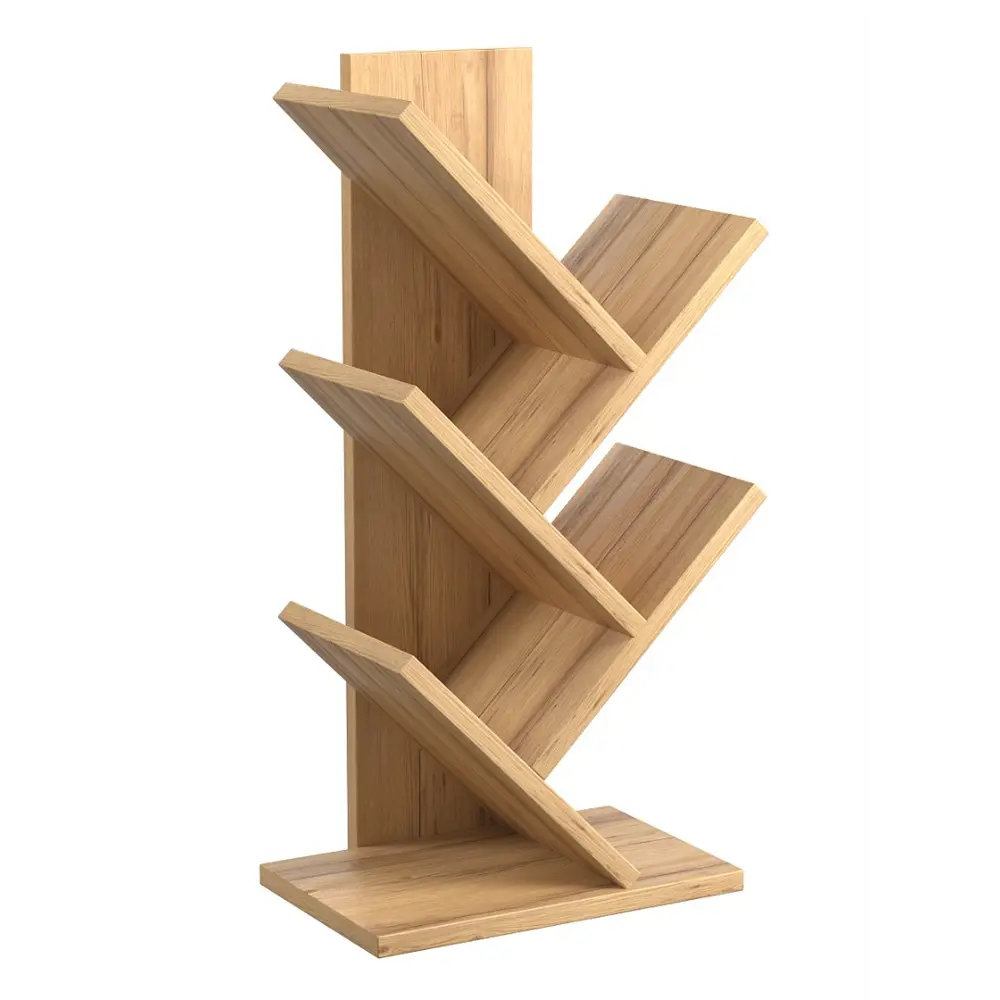 Фото Полка настольная Вектор №8 31x18 см ЛДСП цвет дуб золотистый