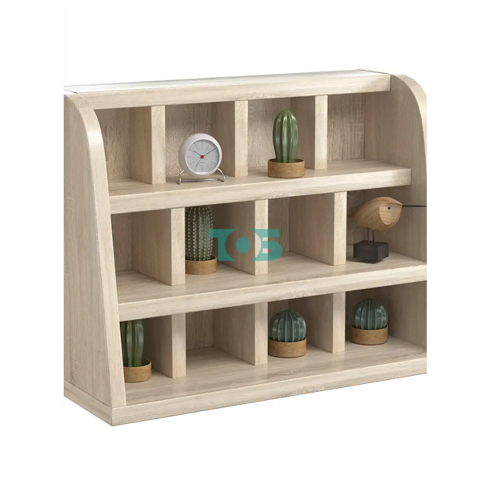 Фото 2 Полка настольная Вектор №10 40x17 см ЛДСП цвет крем вйс