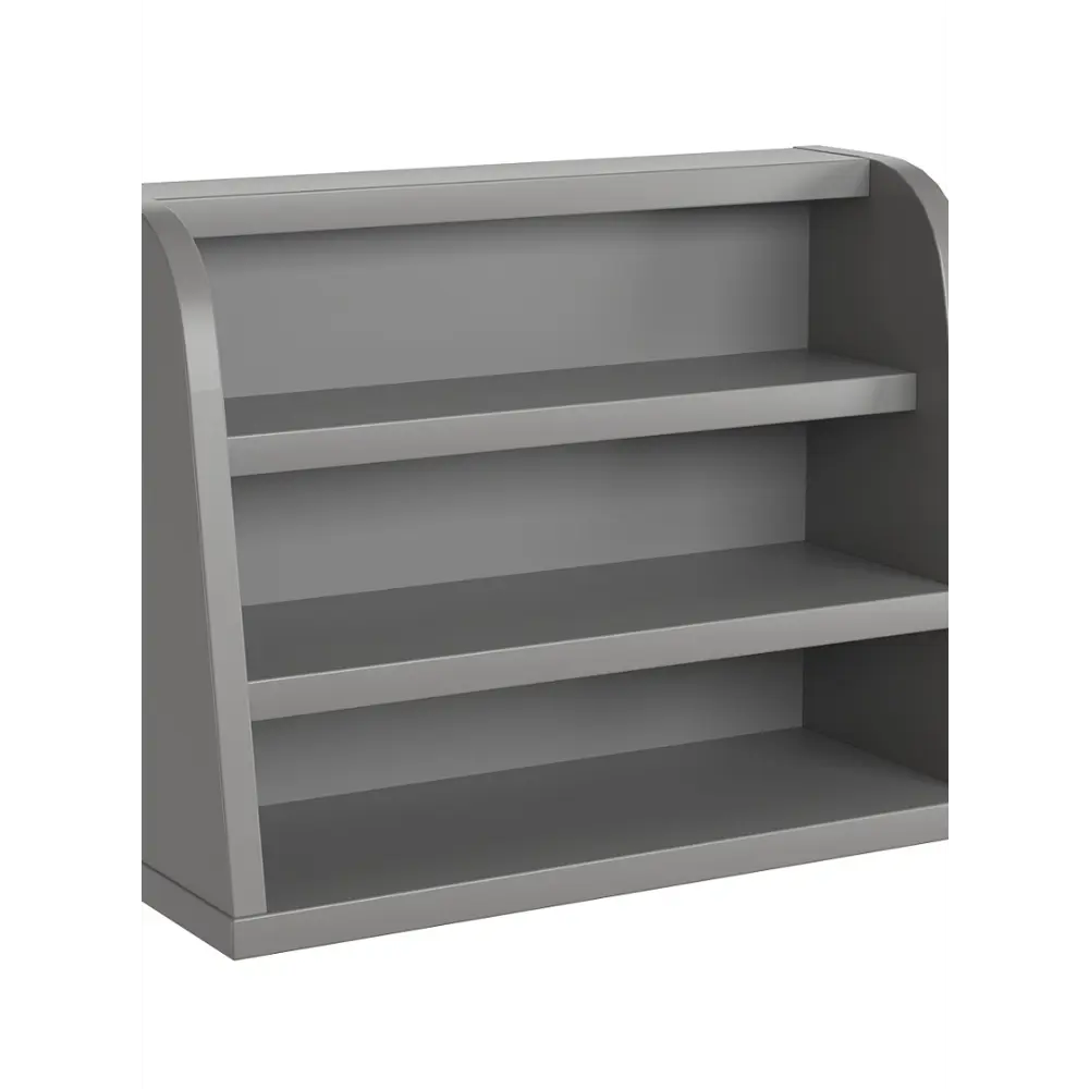 Фото Полка настольная Вектор №11 40x17 см ЛДСП цвет темно-серый