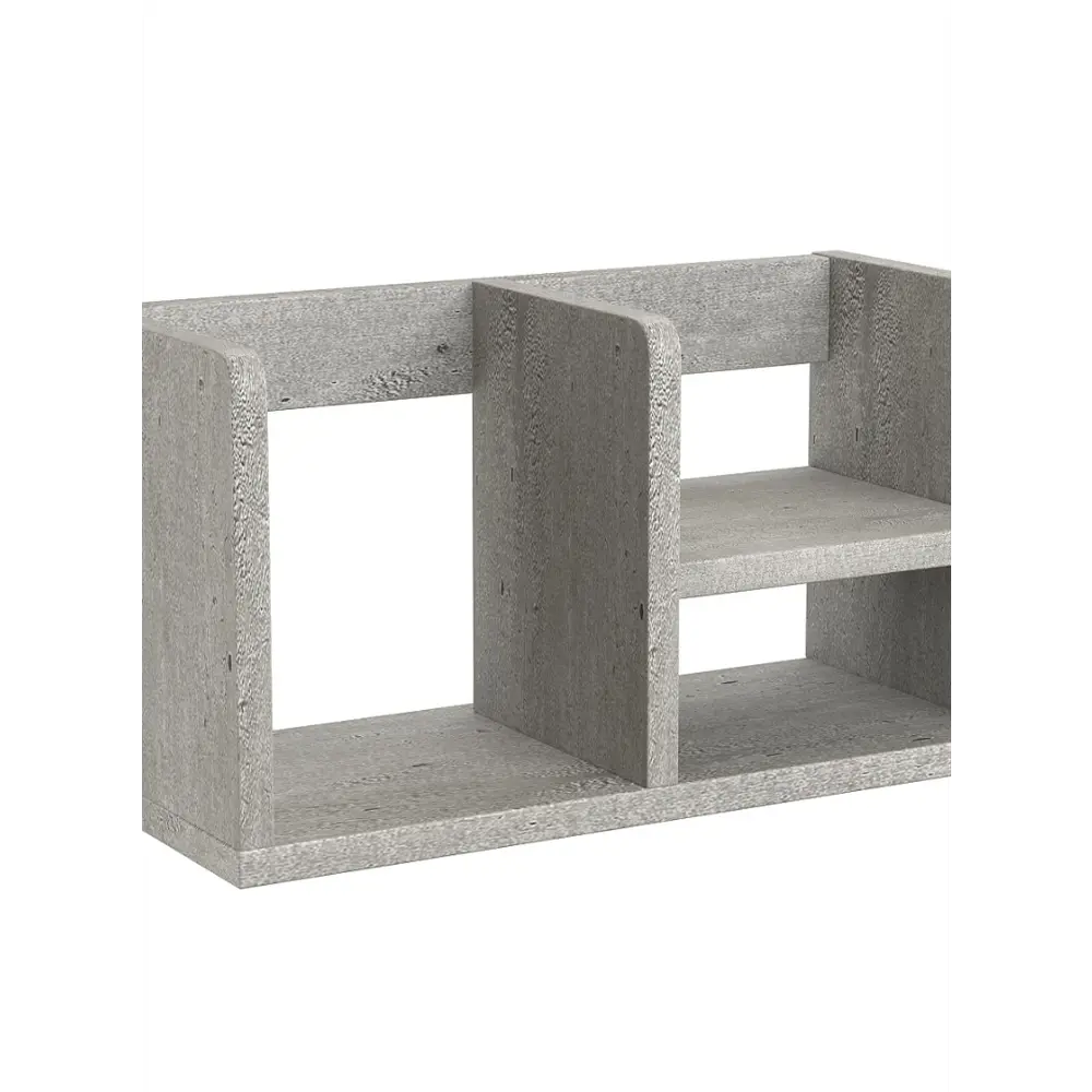 Фото Полка настольная Вектор №13 40x17 см ЛДСП цвет метрополитн грей