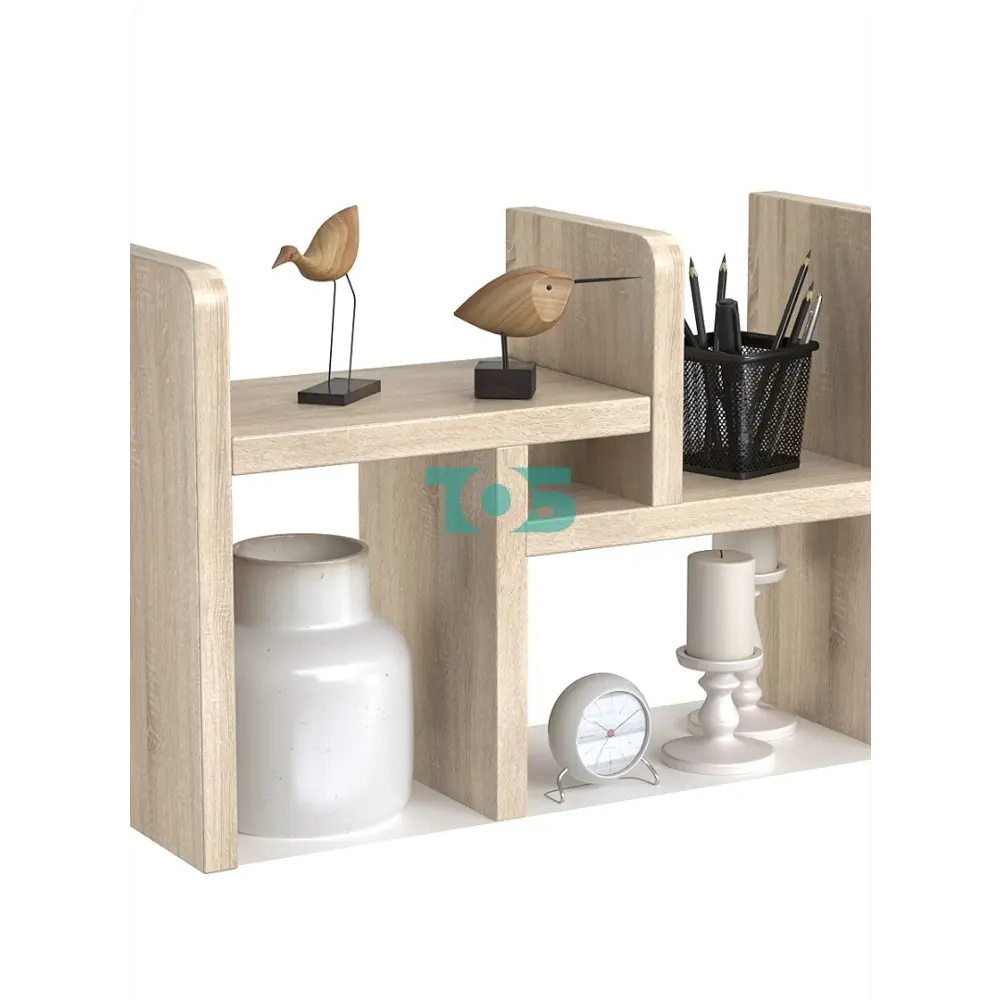 Фото 2 Полка настольная Вектор №14 40x15 см ЛДСП цвет белый Фото 2 Полка настольная Вектор №14 40x15 см ЛДСП цвет белый