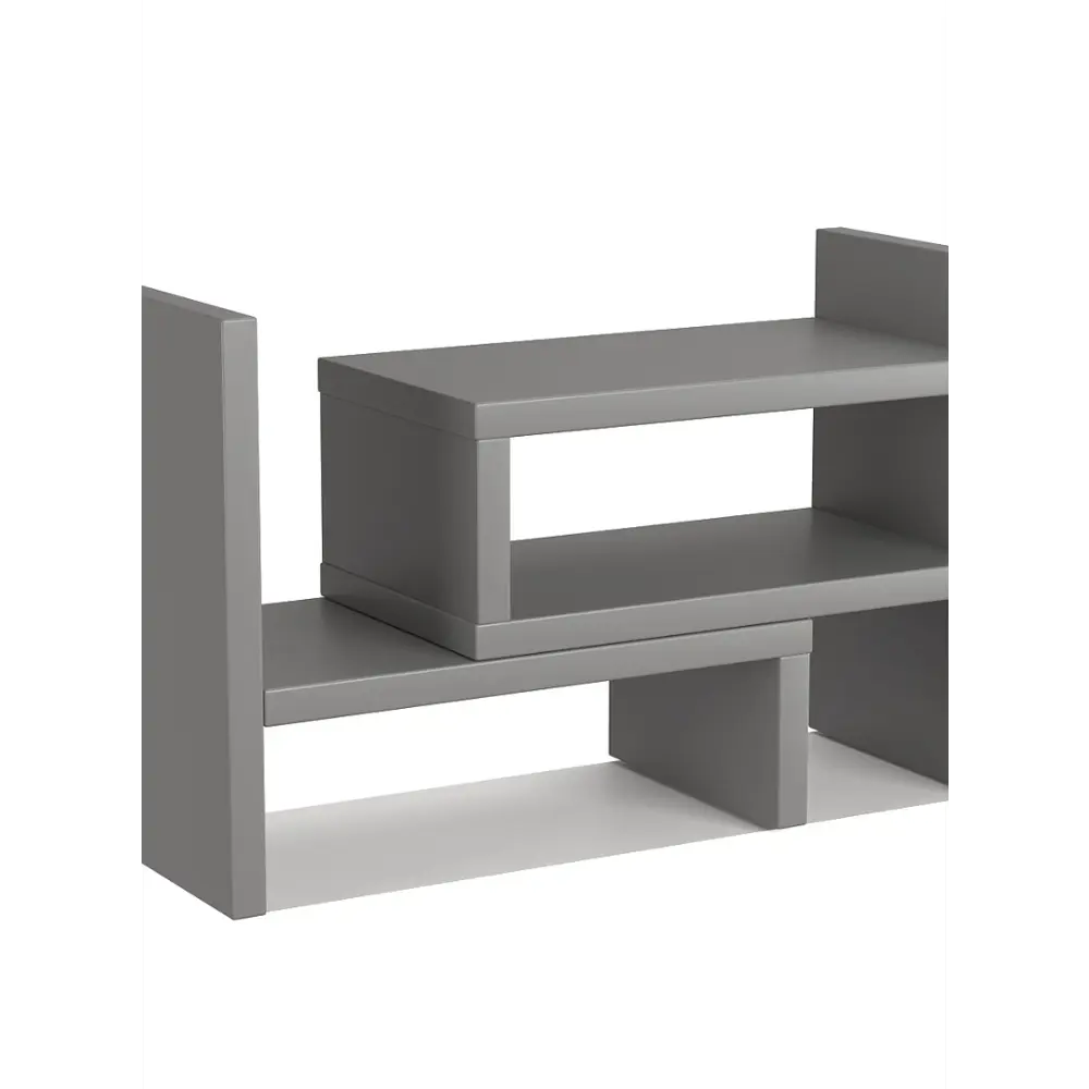 Фото Полка настольная Вектор №15 40x15 см ЛДСП цвет темно-серый