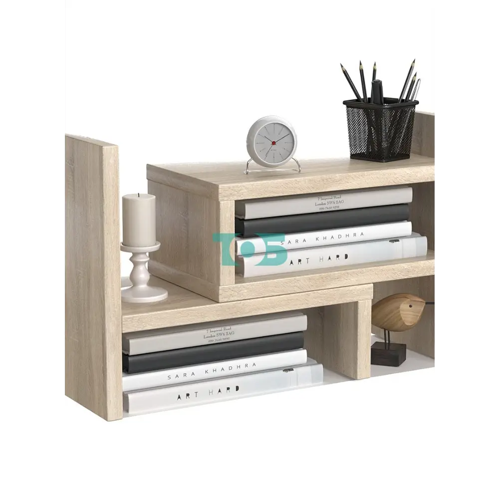 Фото 2 Полка настольная Вектор №15 40x15 см ЛДСП цвет орех