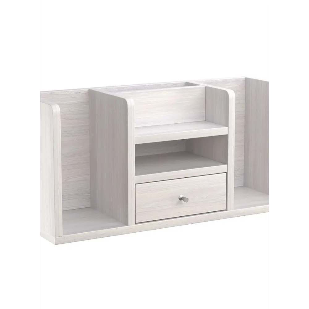 Фото Полка настольная Вектор №16 56x19 см ЛДСП цвет ясень анкор светлый