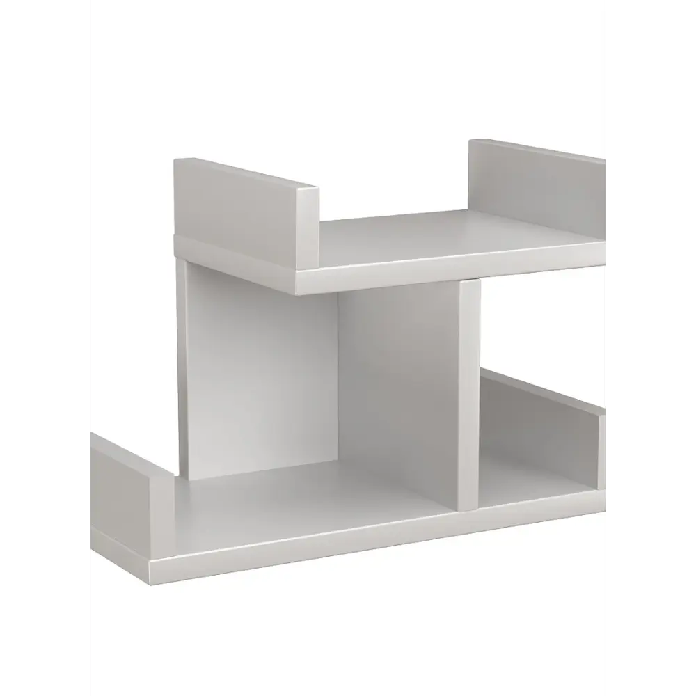 Фото Полка настольная Вектор №17 34x17 см ЛДСП цвет серый