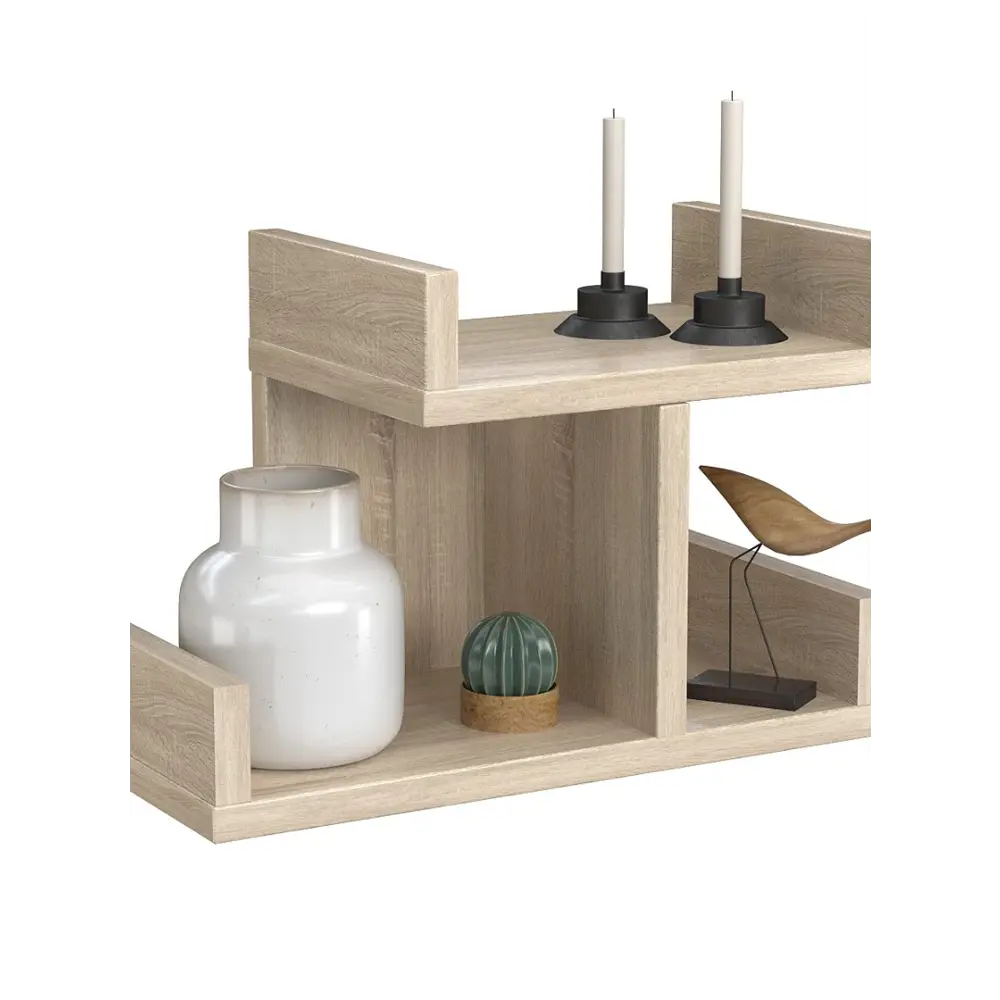 Фото 2 Полка настольная Вектор №17 34x17 см ЛДСП цвет серый