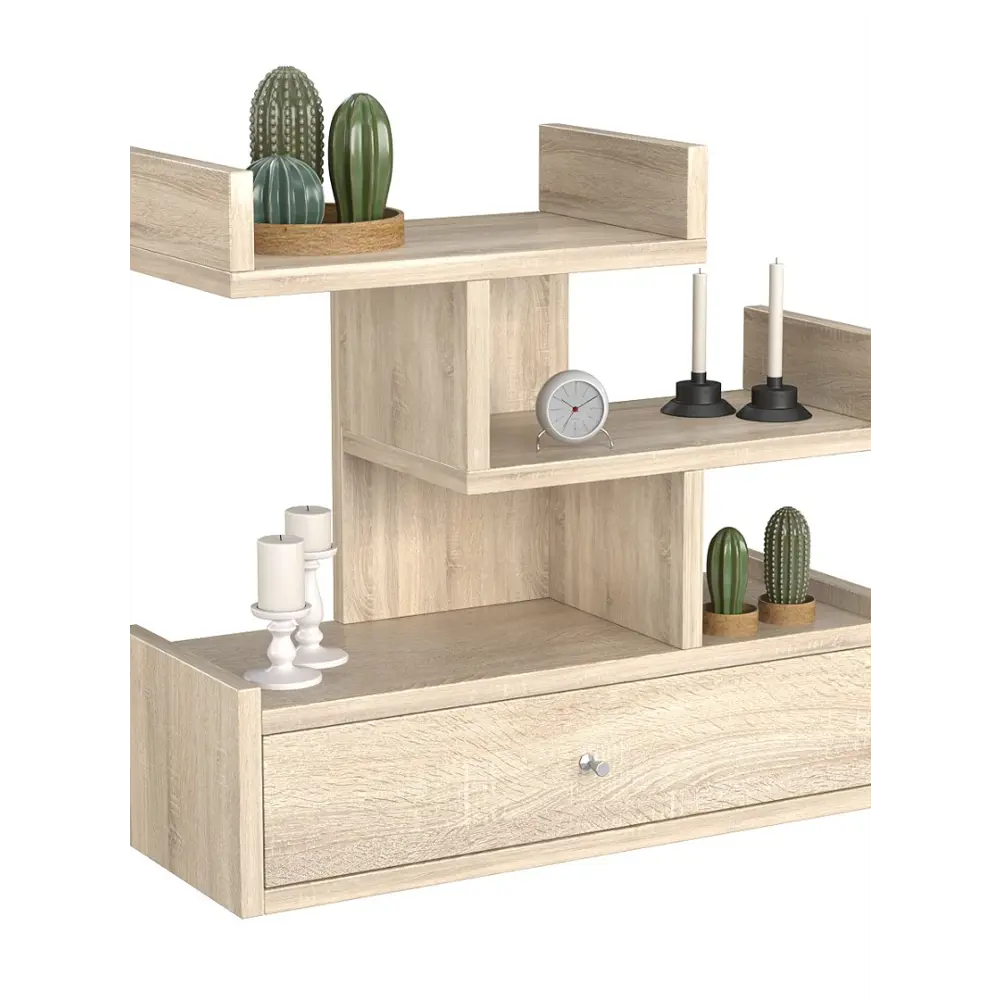 Фото 2 Полка настольная Вектор №18 50x19 см ЛДСП цвет белый