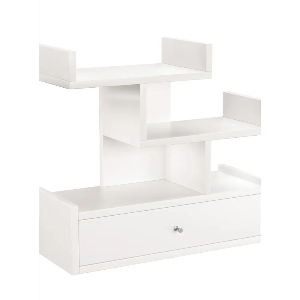 Фото Полка настольная Вектор №18 50x19 см ЛДСП цвет белый